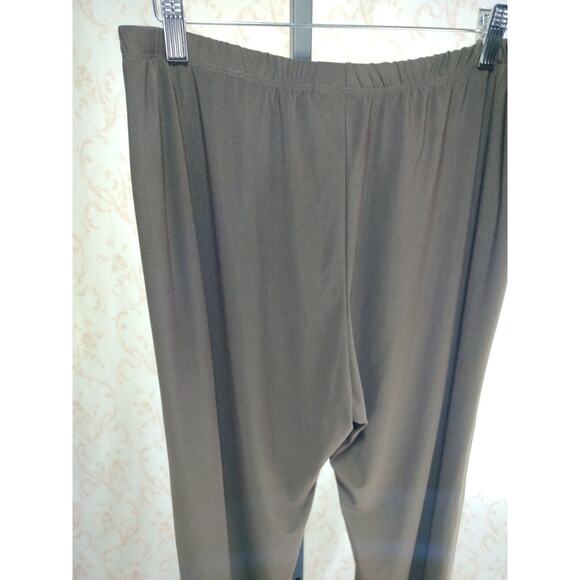 Passport Slinky Flat Front Straight Leg Pants Size XL - Picture 7 of 10